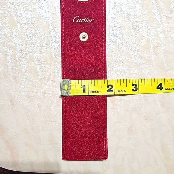 Cartier Velvet Snap Chain Pouch - Picture 3 of 5